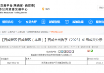 陕西建工房地产开发集团以49亿元底价摘得秦汉新城塬北片区1宗宅地